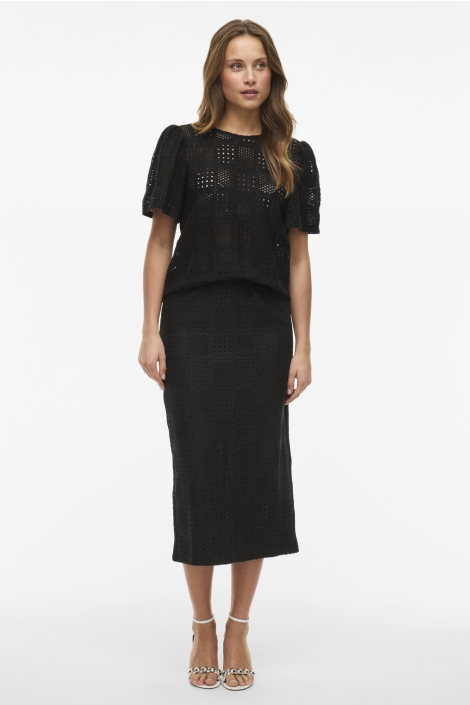 Vila vinovira o-neck s/s top